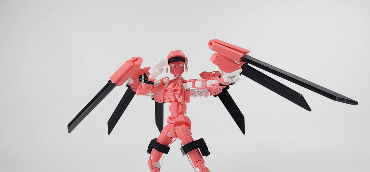 Pax One "The Valkyrie" Action Figure 3D Printed FULLY ASSEMBLED