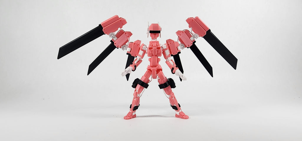 Pax One "The Valkyrie" Action Figure 3D Printed FULLY ASSEMBLED