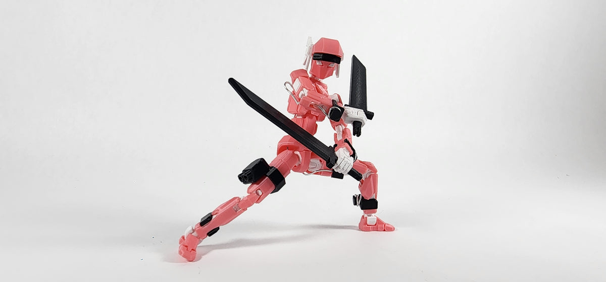 Pax One "The Valkyrie" Action Figure 3D Printed FULLY ASSEMBLED