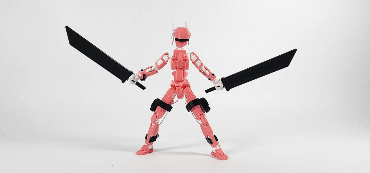 Pax One "The Valkyrie" Action Figure 3D Printed FULLY ASSEMBLED