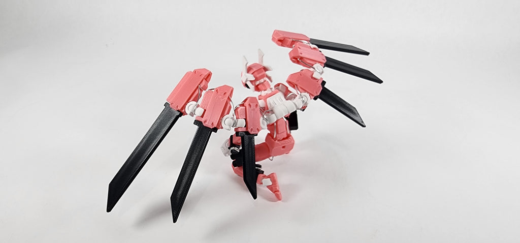 Pax One "The Valkyrie" Action Figure 3D Printed FULLY ASSEMBLED