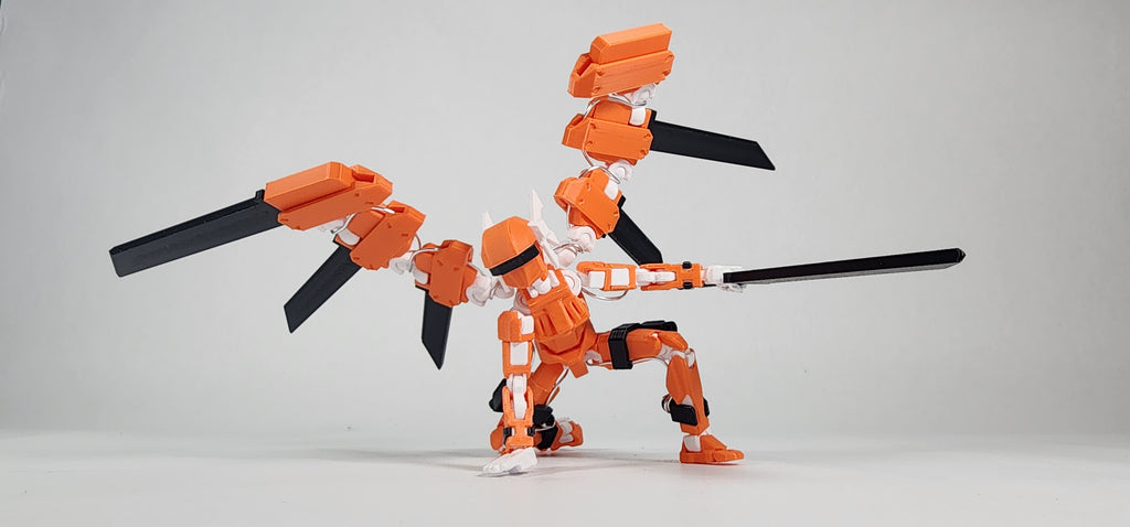 Pax One "The Valkyrie" Action Figure 3D Printed FULLY ASSEMBLED