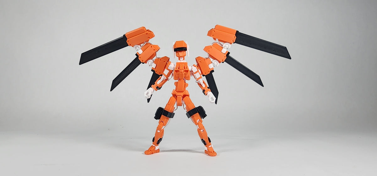 Pax One "The Valkyrie" Action Figure 3D Printed FULLY ASSEMBLED