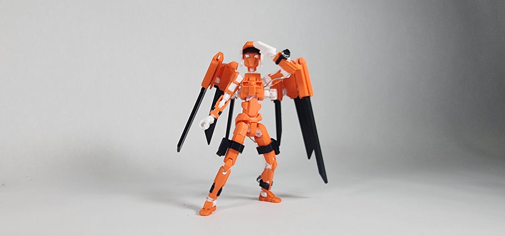 Pax One "The Valkyrie" Action Figure 3D Printed FULLY ASSEMBLED