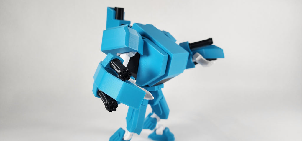 Pax Scorpio Mech w/ Pax Mini Action Figure 3D Printed FULLY ASSEMBLED