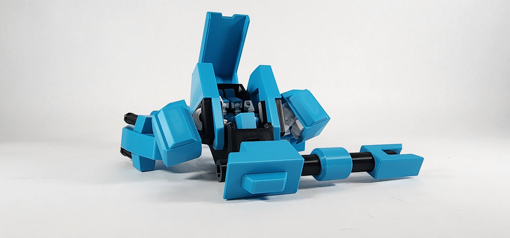 Pax Scorpio Mech w/ Pax Mini Action Figure 3D Printed FULLY ASSEMBLED