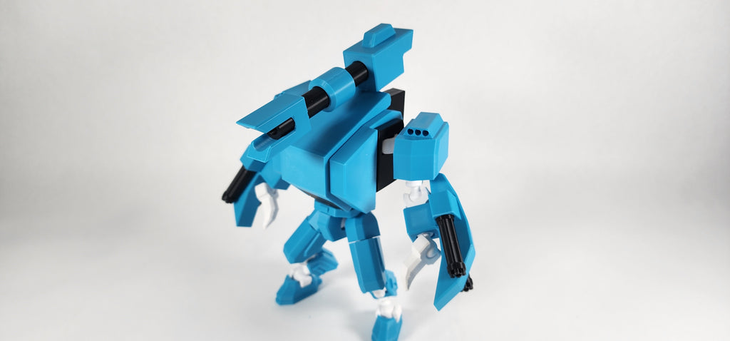 Pax Scorpio Mech w/ Pax Mini Action Figure 3D Printed FULLY ASSEMBLED