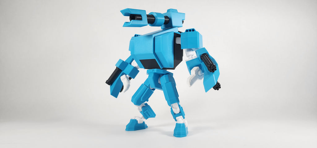 Pax Scorpio Mech w/ Pax Mini Action Figure 3D Printed FULLY ASSEMBLED