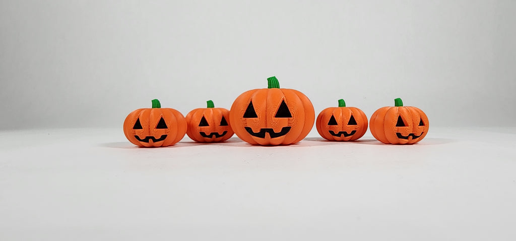 Jack O Lantern Head and Scythe 3D Printed FULLY ASSEMBLED