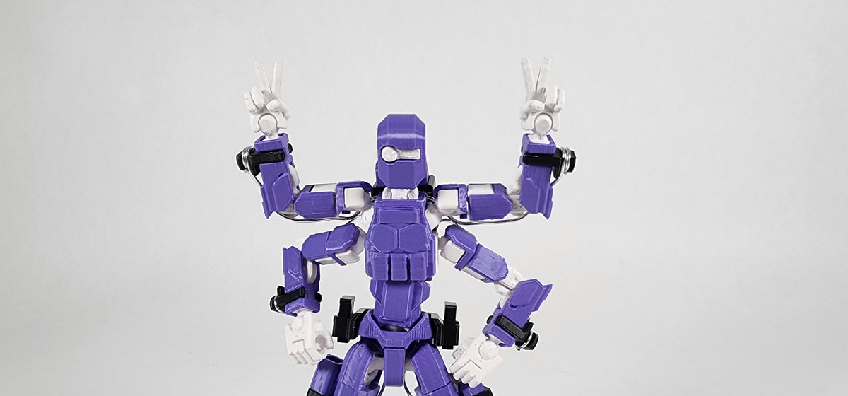 Pax Two "The Marksman" Action Figure 3D Printed FULLY ASSEMBLED