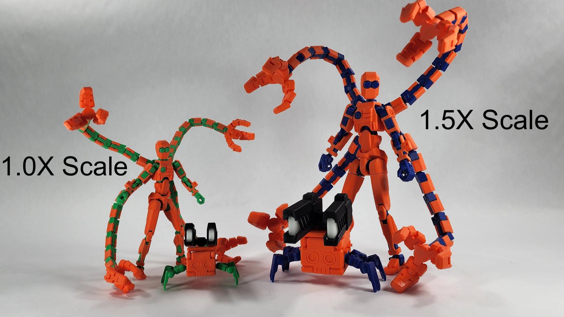 Pax Eight "The Octo-Engineer" Dummy 13 Action Figure 3D Printed FULLY ASSEMBLED